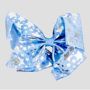Girls' JoJo Siwa Denim Star Bow Hair Clip - Blue- NWT